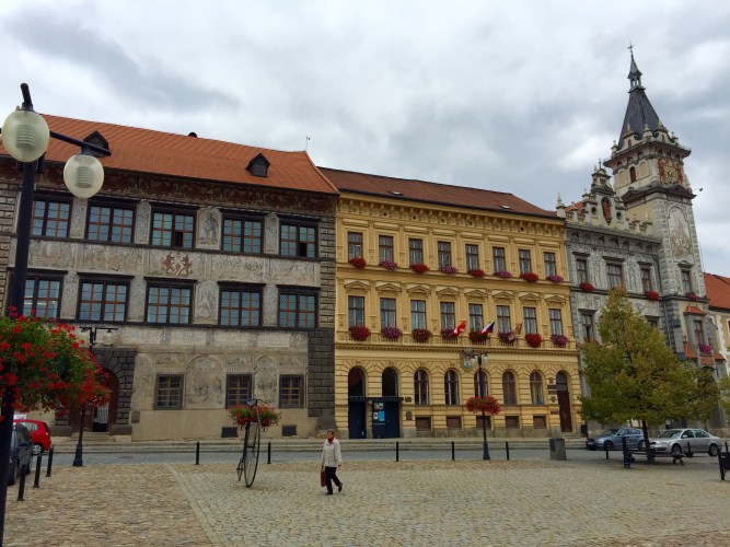 Prachatice Czech Republic sgraffito Renaissance architecture
