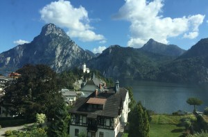 Train view austria