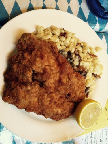 Schnitzel Spaetzle Innsbruck Austria